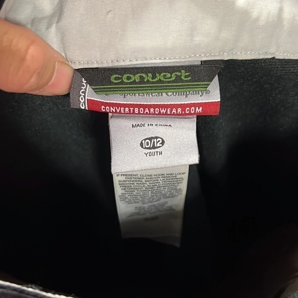 NWT Columbia Convert snow pants | youth size 10\12 | black